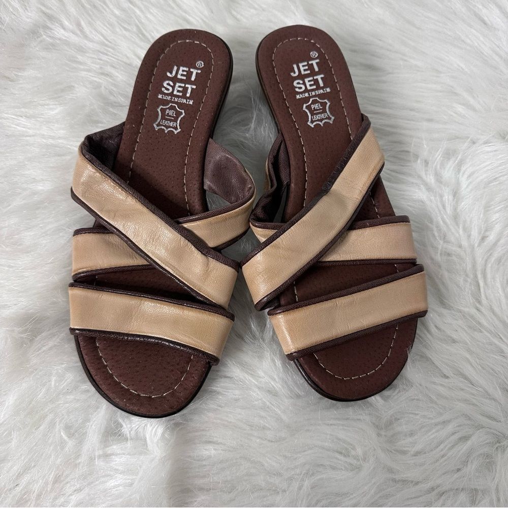 Jet Set Leather Sandals made in‎ Spain